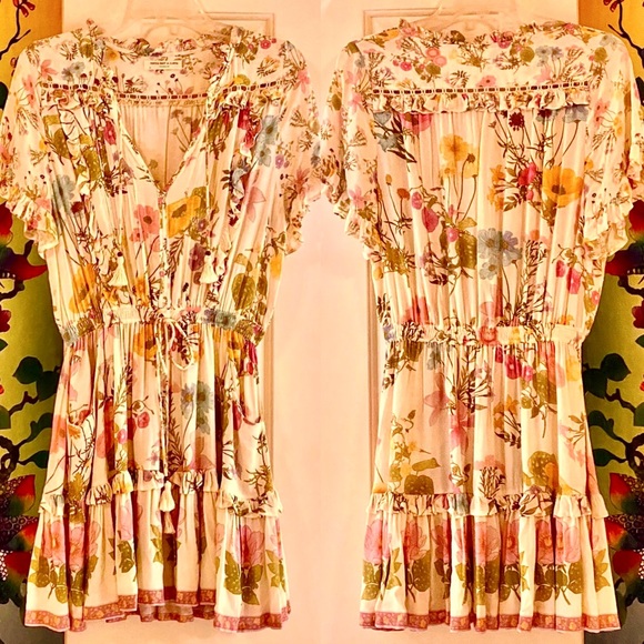๐บ๐HP๐๐บ NWOT Spell & The Gypsy Wild Bloom Playdress - Picture 13 of 16